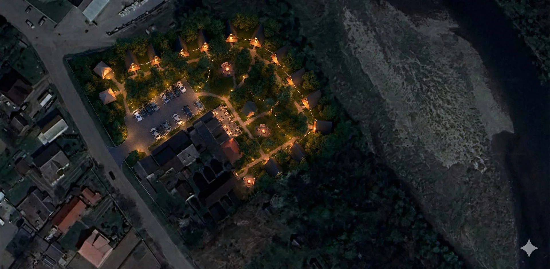 Нічний глемпінг на продаж з типі та A-frame біля Коломиї